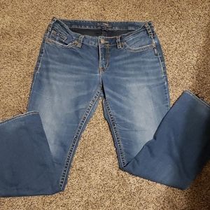 Sz 14 silver jeans suki